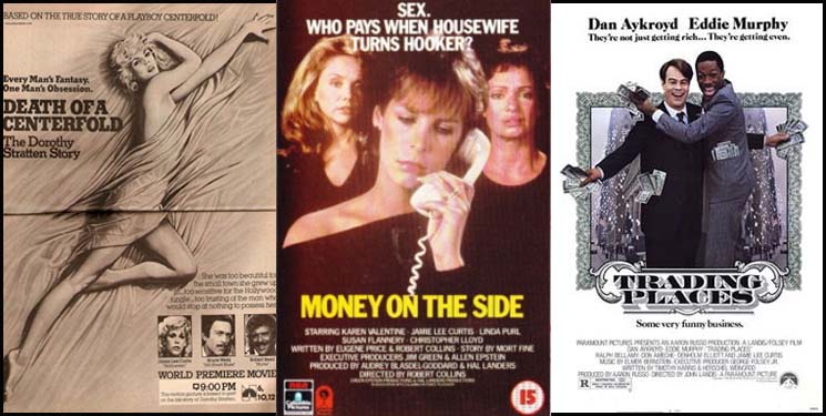 Jamie Lee Curtis in Death of a Centerfold 1981 Money On The Side 1982 & Trading Places 1983